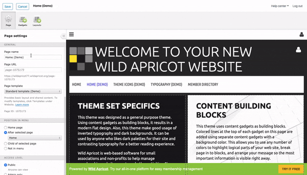 add widgets add widgets