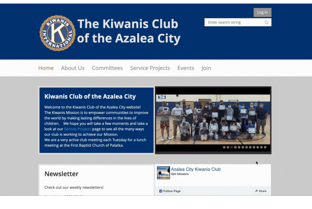 Kiwanis Club Azalea City Website