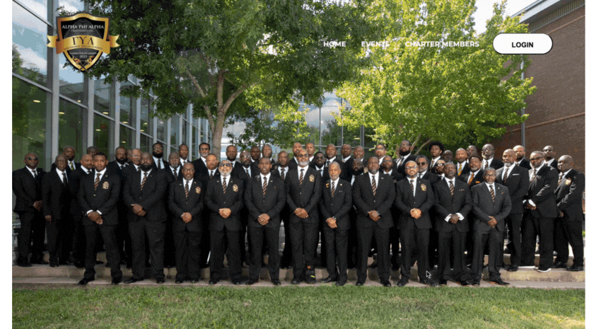 Alpha Phi Alpha Fraternity Website Example