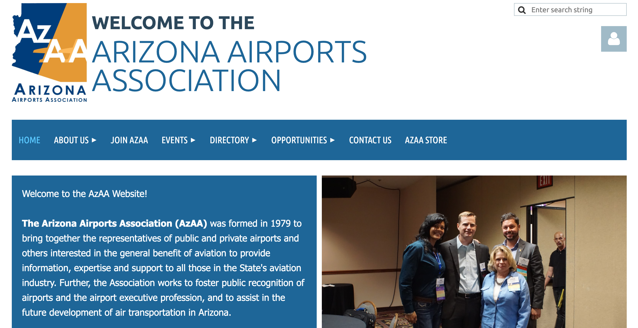 Arizona Airports Association website Arizona Airports Association website