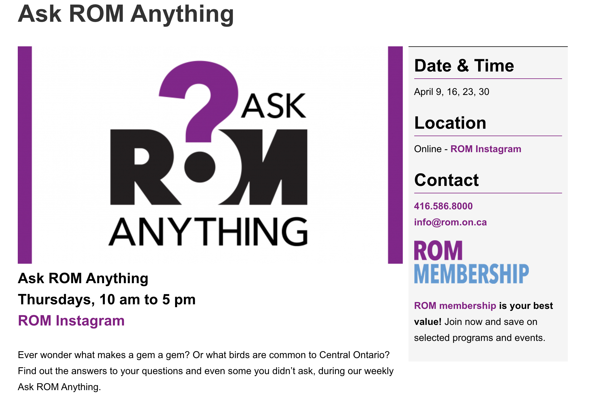 ask rom anything ask rom anything