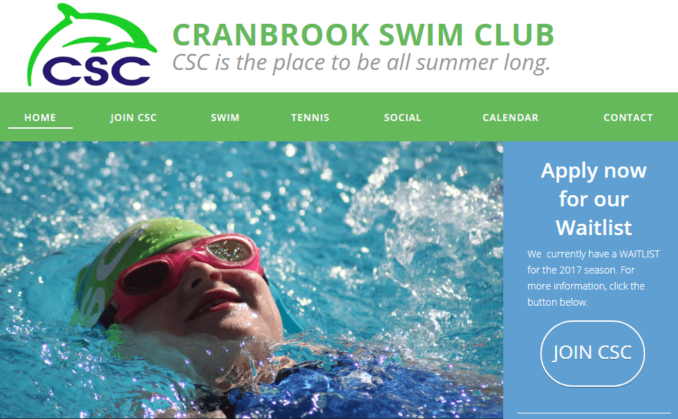 Cranbrook Swimming Club Software Cranbrook Swimming Club Software