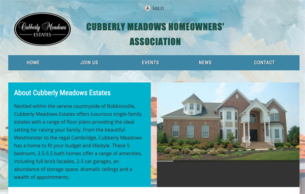 Cubberly Meadows Homeowners Association website Cubberly Meadows Homeowners Association website