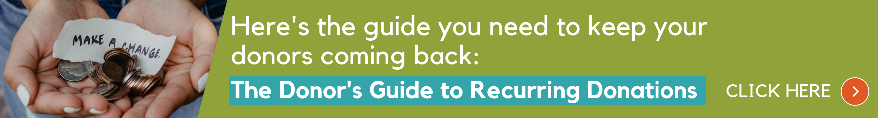 Donors guide to recurring banner Donors guide to recurring banner