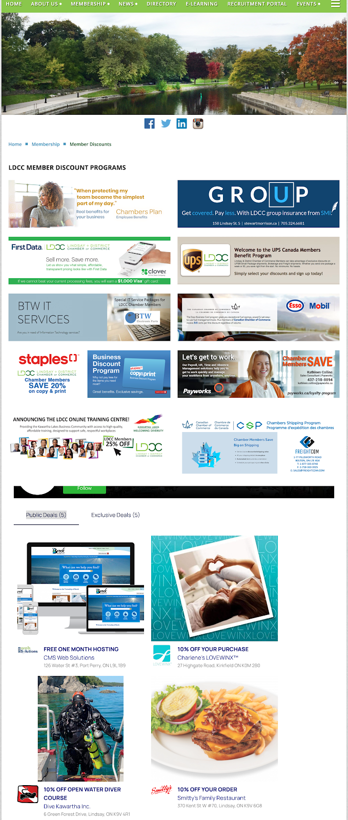 Lindsay + District Chamber of Commerce Lindsay + District Chamber of Commerce