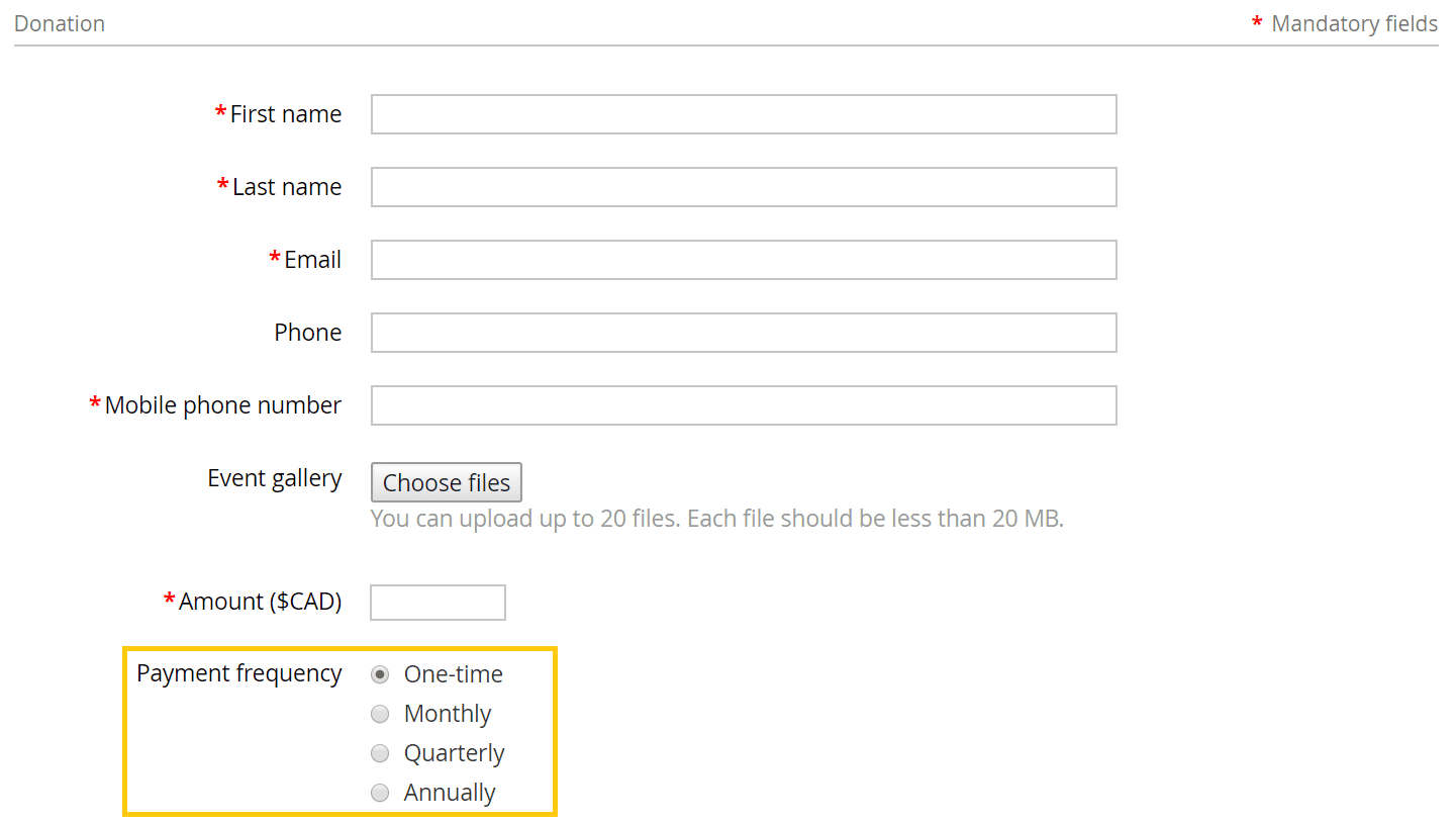 Recurring donations donor view Recurring donations product post infographic benefits