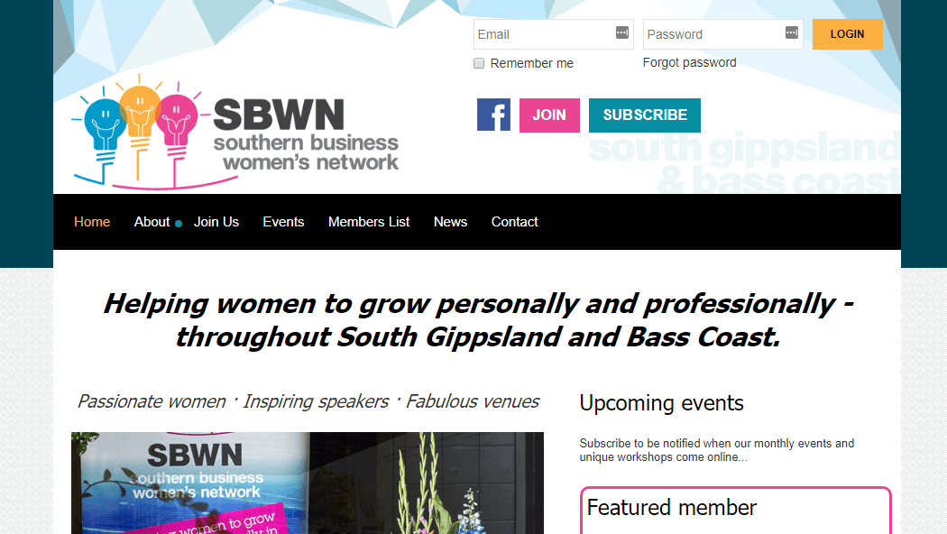 SBWN Subscription Website Example SBWN Subscription Website Example