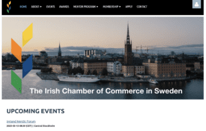 Irish Chamber of Commerce Website