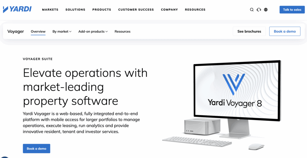Best HOA Software - Yardi Voyager Website