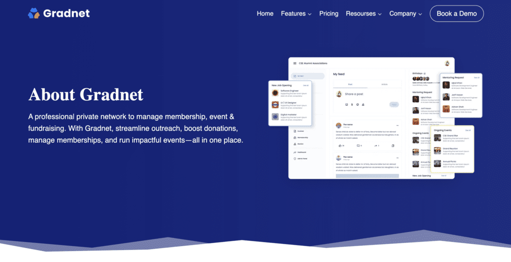 Gradnet Alumni Management Software