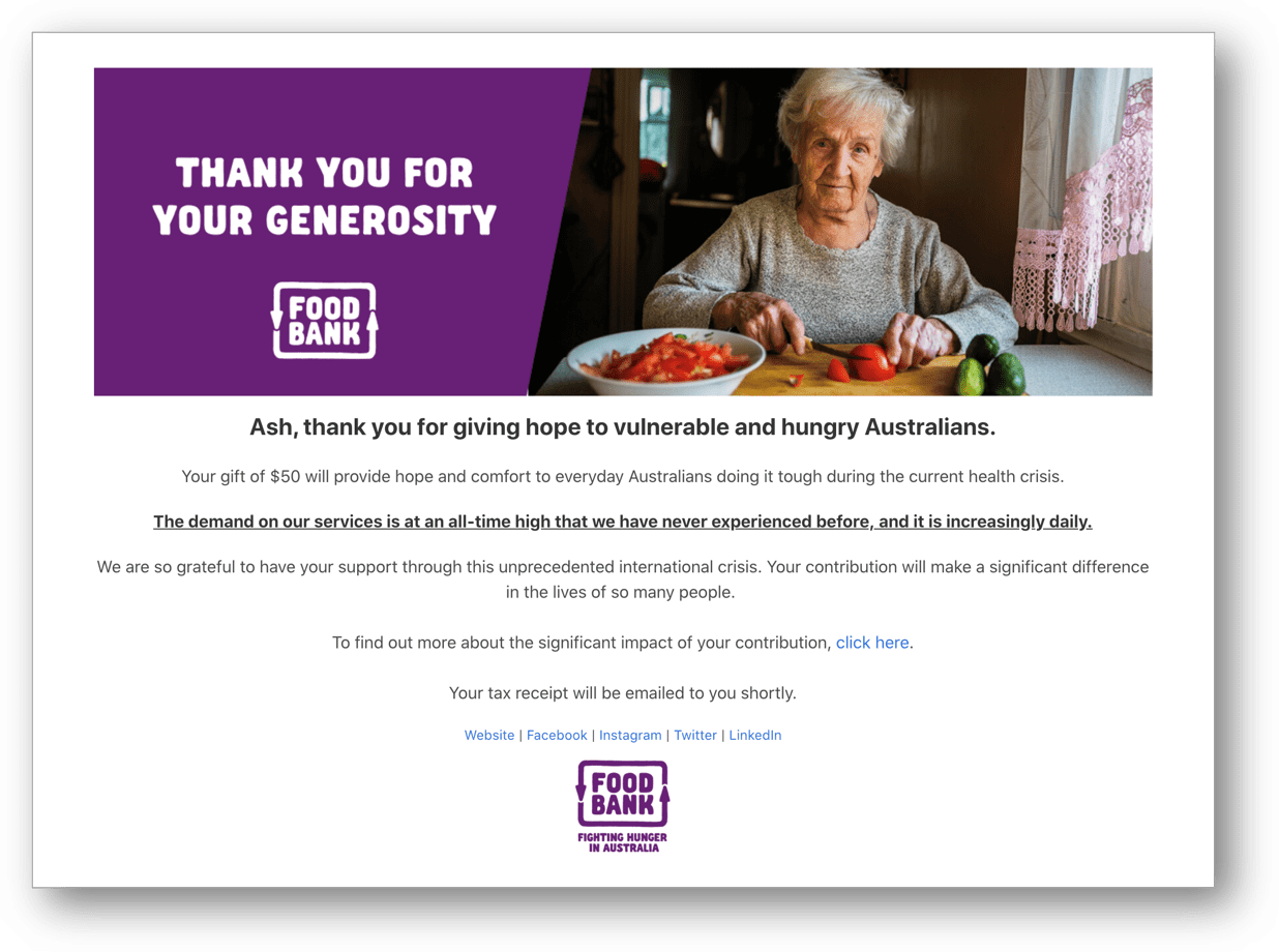 thank you page thank you page