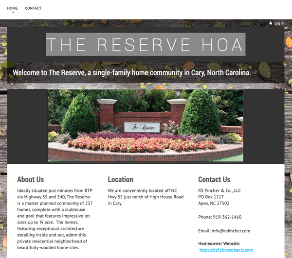 the reserve hoa website the reserve hoa website