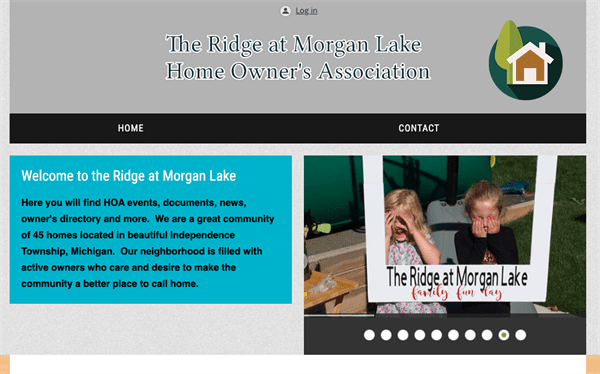 The Ridge HOA website The Ridge HOA website