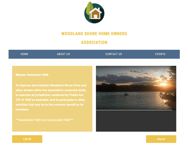 Woodland Shore Home Owners Association website Woodland Shore Home Owners Association website